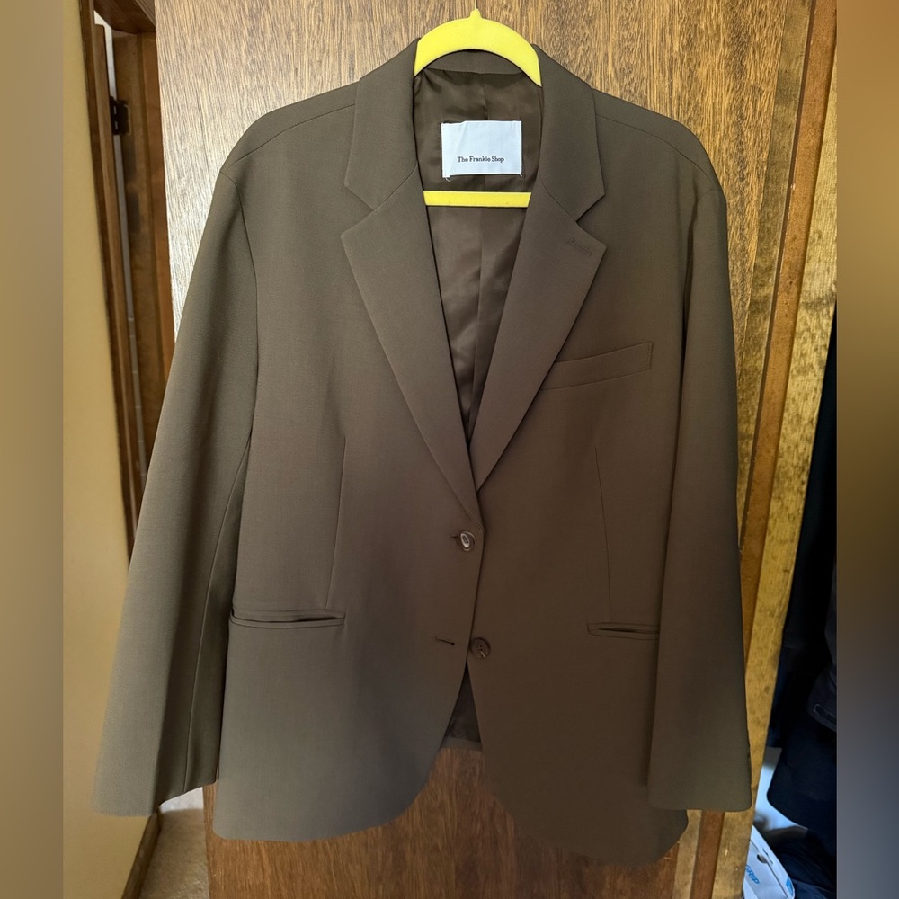 The Frankie Shop Bea Blazer - Chocolate